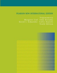 Enlarge image Cover: Trigonometry - Pearson Education Limited