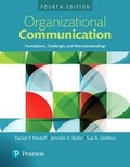 Cover: Organizational Communication - Pearson