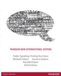 Cover: Public Speaking Pearson New International Edition, plus MyCommunicationLab without eText - Pearson Education Limited