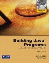 Enlarge image Cover: Building Java Programs - Pearson