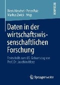 Cover: Daten in der wirtschaftswissenschaftlichen Forschung - Springer Gabler