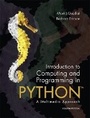 Cover: Introduction to Computing and Programming in Python - Pearson