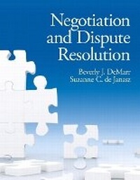 Enlarge image Cover: Negotiation and Dispute Resolution - Pearson
