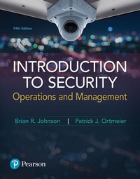 Enlarge image Cover: Introduction to Security: Operations and Management - Pearson