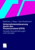 Cover: Unternehmenssteuerung durch den Finanzvorstand (CFO) - Springer Gabler