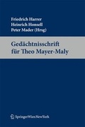 Cover: Ged&auml;chtnisschrift f&uuml;r Theo Mayer-Maly - Springer