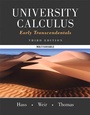 Cover: University Calculus - Pearson