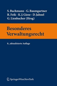 Abbildung von: Besonderes Verwaltungsrecht - Springer