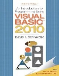 Abbildung von: Introduction to Programming Using Visual Basic 2010 - Pearson