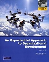 Enlarge image Cover: Experiential Approach to Organization Development - Pearson