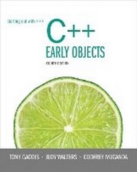 Enlarge image Cover: Starting Out with C++ - Pearson