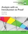 Cover: Analysis with an Introduction to Proof - Pearson