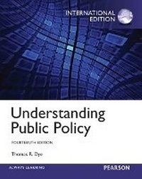 Enlarge image Cover: Understanding Public Policy - Pearson