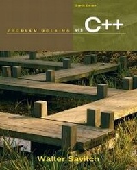 Enlarge image Cover: Problem Solving with C++ plus MyProgrammingLab with Pearson eText -- Access Card Package - Pearson