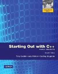 Enlarge image Cover: Starting Out with C++ - Pearson