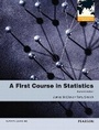 Cover: A First Course in Statistics - Pearson