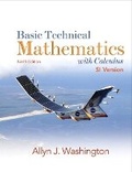 Cover: Basic Technical Mathematics with Calculus SI Version - Prentice-Hall (Canada)