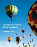 Cover: Essentials of Human Communication - Pearson