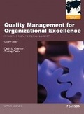 Cover: Quality Management for Organizational Excellence - Pearson