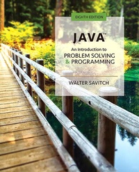 Enlarge image Cover: Java: An Introduction to Problem Solving and Programming - Pearson