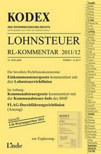 Abbildung von: KODEX Lohnsteuer Richtlinien-Kommentar 2011/12 - Linde