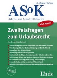 Abbildung von: Zweifelsfragen zum Urlaubsrecht - Linde