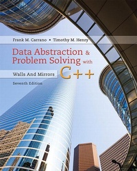 Enlarge image Cover: Data Abstraction & Problem Solving with C++: Walls and Mirrors - Pearson