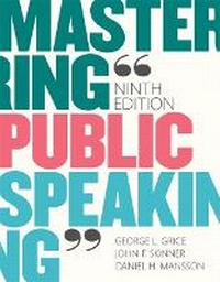 Enlarge image Cover: Mastering Public Speaking - Pearson