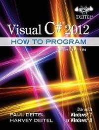 Enlarge image Cover: Visual C# 2012 How to Program - Pearson