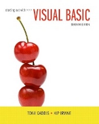 Abbildung von: Starting Out With Visual Basic - Pearson