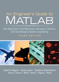 Enlarge image Cover: Engineers Guide to MATLAB, An - Pearson