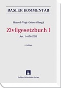 Cover: Basler Kommentar ZGB I + ZGB II / Zivilgesetzbuch I - Helbing & Lichtenhahn