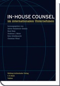 Cover: In-house Counsel in internationalen Unternehmen - Helbing & Lichtenhahn