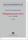 Cover: Basler Kommentar Obligationenrecht I - Helbing & Lichtenhahn