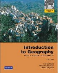Enlarge image Cover: Introduction to Geography - Pearson