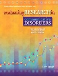Abbildung von: Evaluating Research in Communicative Disorders - Pearson