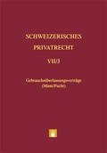 Cover: Gebrauchs&uuml;berlassungsvertr&auml;ge (Miete/Pacht) - Helbing & Lichtenhahn