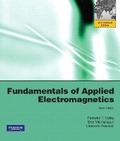 Cover: Fundamentals of Applied Electromagnetics - Pearson