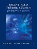 Cover: Essentials of Probability & Statistics for Engineers & Scientists - Pearson