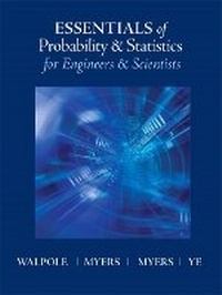Enlarge image Cover: Essentials of Probability & Statistics for Engineers & Scientists - Pearson
