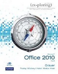 Enlarge image Cover: Exploring Microsoft Office 2010 Plus - Pearson