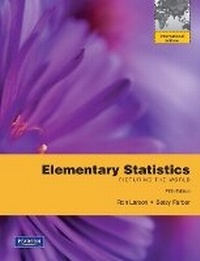 Enlarge image Cover: Elementary Statistics - Pearson