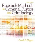 Cover: Research Methods in Criminal Justice and Criminology - Pearson