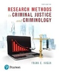 Cover: Research Methods in Criminal Justice and Criminology - Pearson
