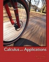 Enlarge image Cover: Calculus with Applications - Pearson