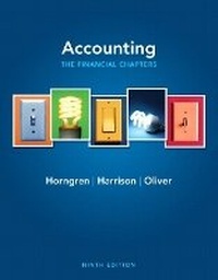 Abbildung von: Accounting, Chapters 1-15 (Financial chapters) - Pearson