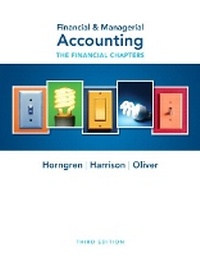 Abbildung von: Financial & Managerial Accounting , Ch 1-15 (Financial Chapters) - Pearson