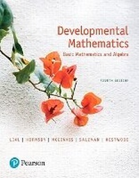 Enlarge image Cover: Developmental Mathematics - Pearson