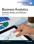 Cover: Business Analytics - Pearson