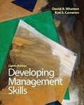 Cover: Developing Management Skills - Pearson